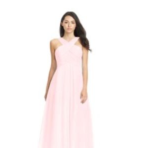 Azazie Kaleigh Dress - Blushing Pink - size 2
